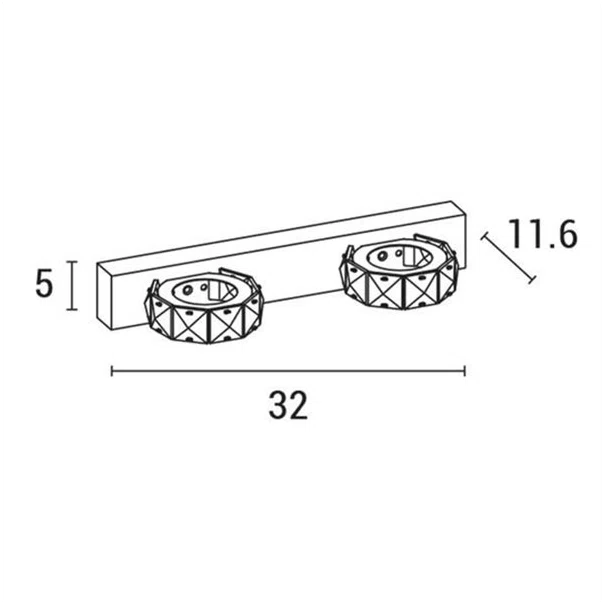 Απλίκα Τοίχου LED Eurolamp 144-80006 Chrome