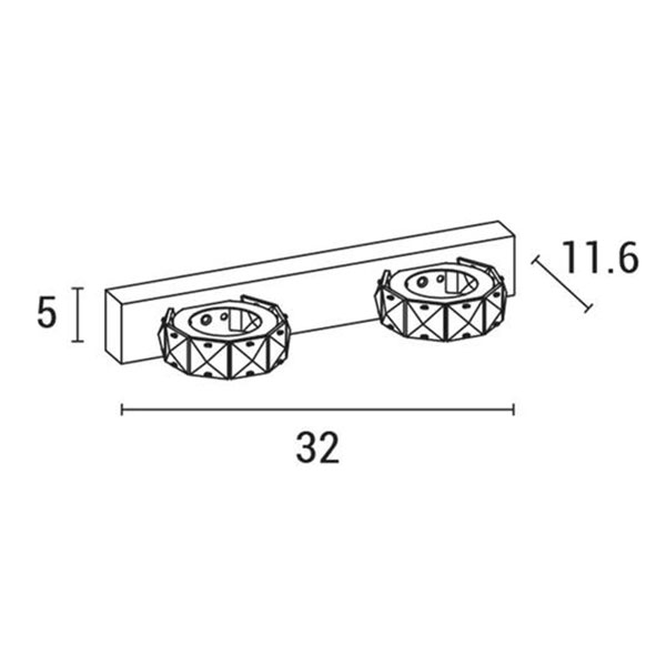 Απλίκα Τοίχου Led Eurolamp 144-80006 Chrome Φωτιστικά Spitishop