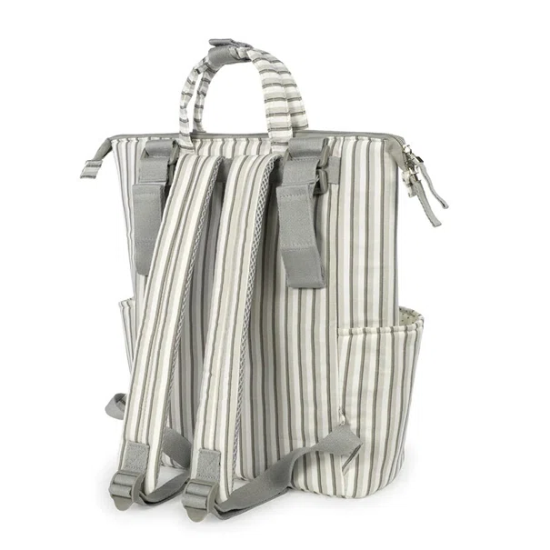 Τσάντα Αλλαξιέρα Backpack (26x12x36) Walking Mum Botton Stripes