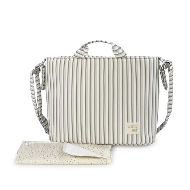 Τσάντα Αλλαξιέρα Backpack (44x12x29) Walking Mum Botton Stripes
