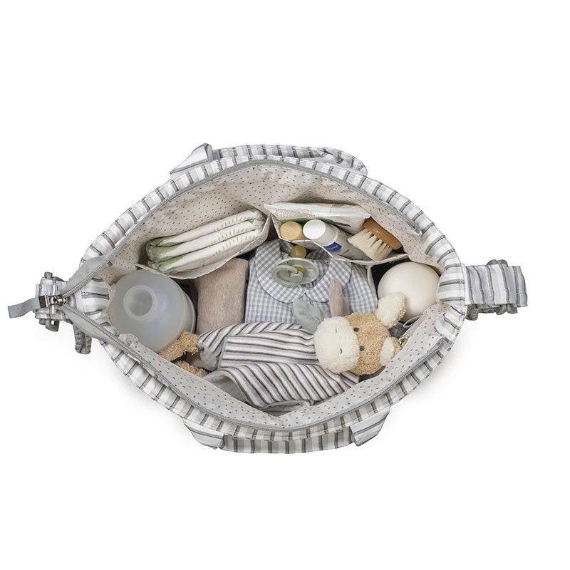 Τσάντα Αλλαξιέρα Backpack (44X12X29) Walking Mum Botton Stripes Βρεφικά Τσάντες Αλλαξιέρες - Νεσεσέρ Spitishop