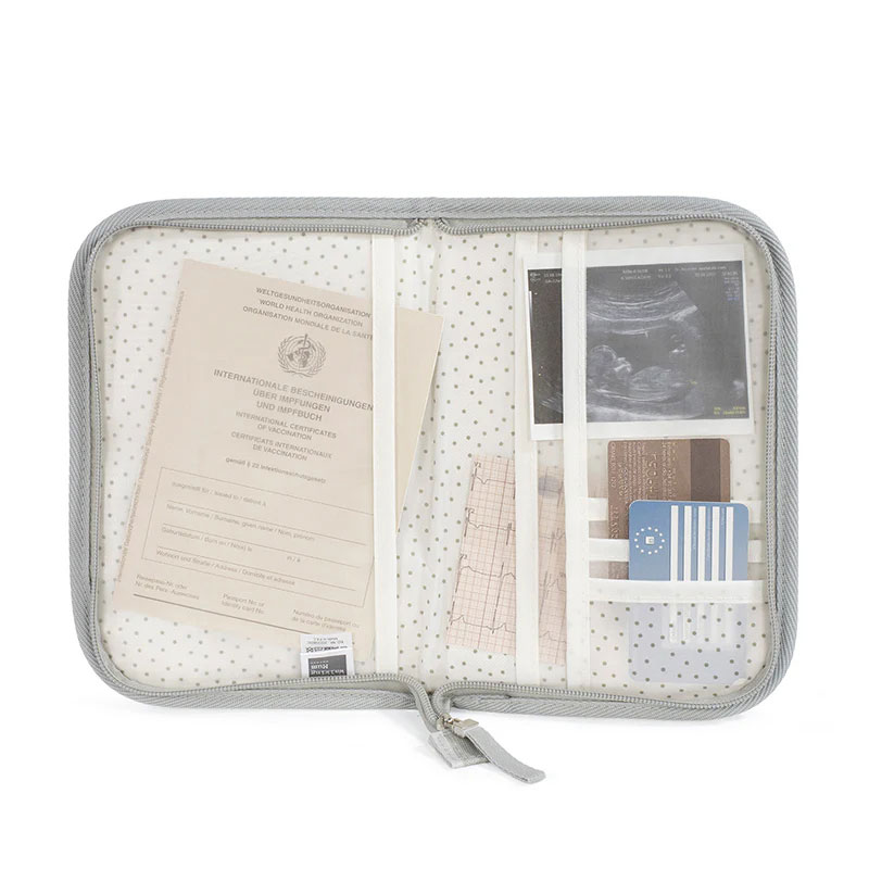 Θήκη για Βιβλιάριο Υγείας Walking Mum Sintra Sage Green Βρεφικά Φροντίδα & Περιποίηση Μωρού Θήκες Βιβλιαρίου Spitishop
