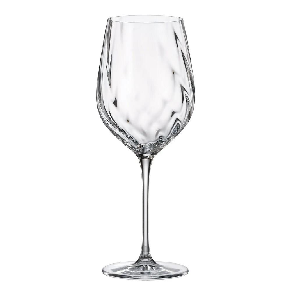 Ποτήρι Κρασιού Κολωνάτο 480ml Crystal Bohemia Uria Optic