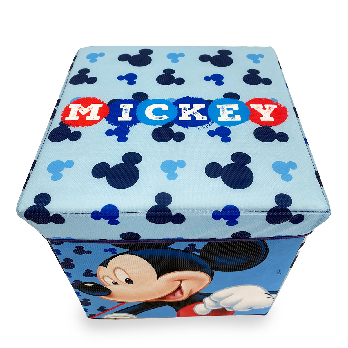 Σκαμπό με Αποθηκευτικό Χώρο (30X30) Dimcol Mickey 14 Παιδικά Βρεφικά & Έπιπλα Παιδικές Καρέκλες-Σκαμπό Spitishop