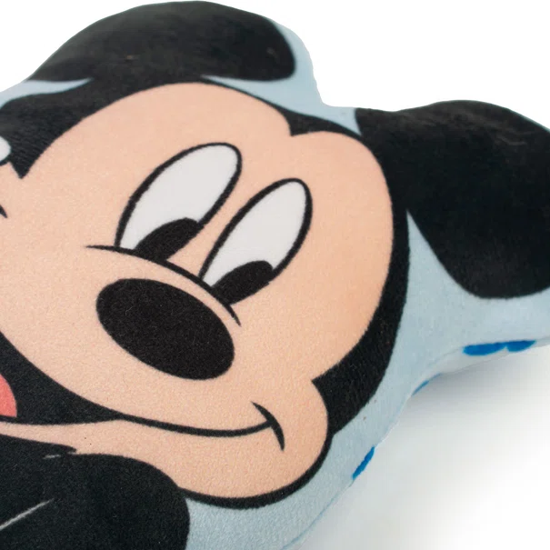 Διακοσμητικό Μαξιλάρι Βελουτέ 2 Όψεων Dimcol Mickey 694 Sky Blue 20cm