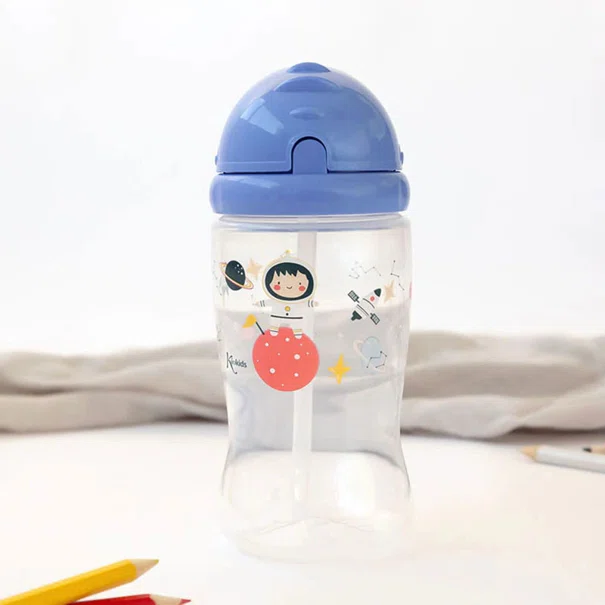 Παγούρι Με Καλαμάκι 350ml Kiokids Space 4935