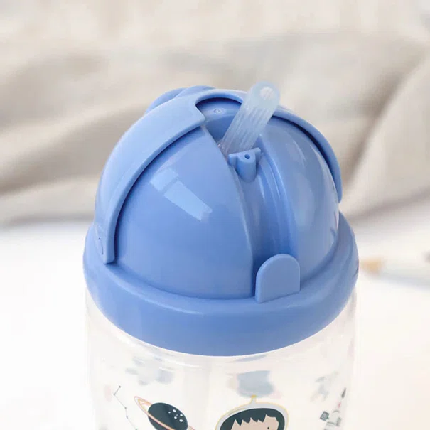 Παγούρι Με Καλαμάκι 350ml Kiokids Space 4935