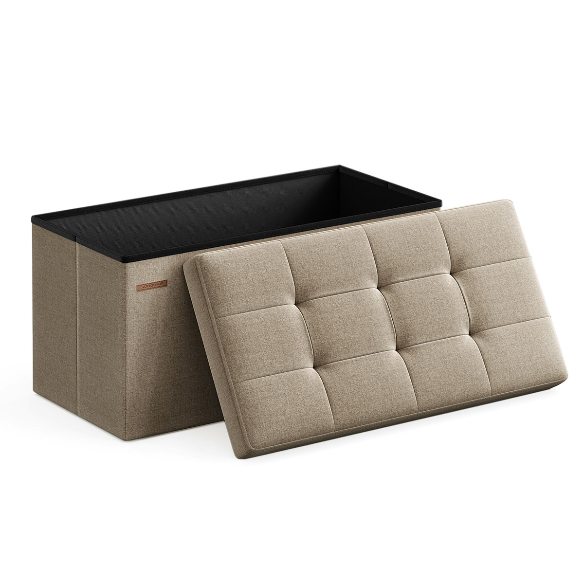 Ταμπουρέ Με Αποθηκευτικό Χώρο (76x38x38) Songmics LSF047K51