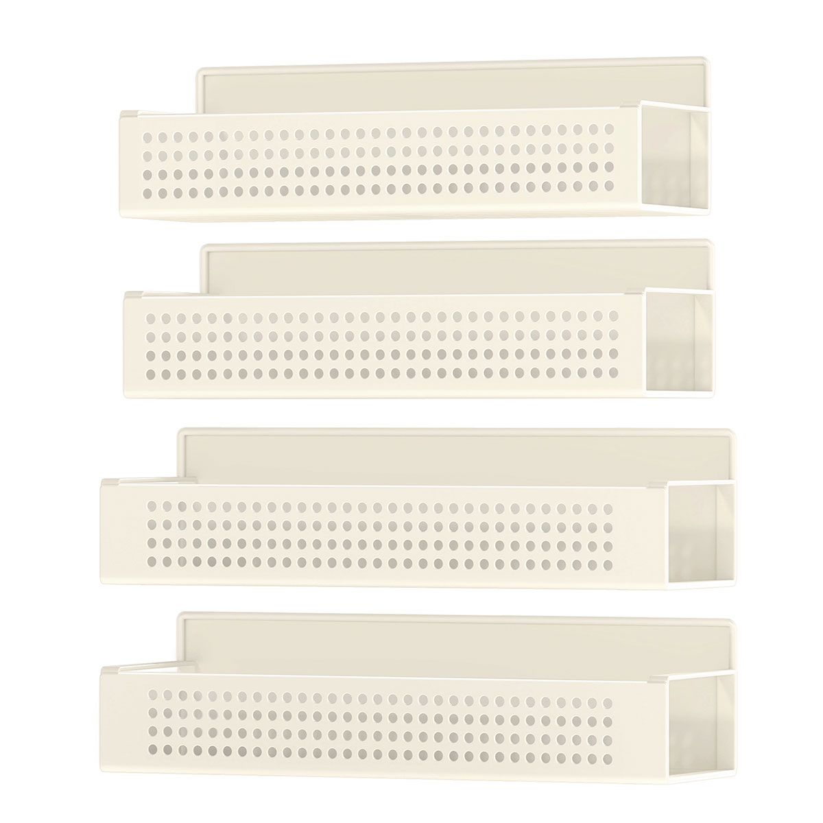 Μαγνητικά Ράφια Για Μπαχαρικά (Σετ 4τμχ) Songmics KCS061W01