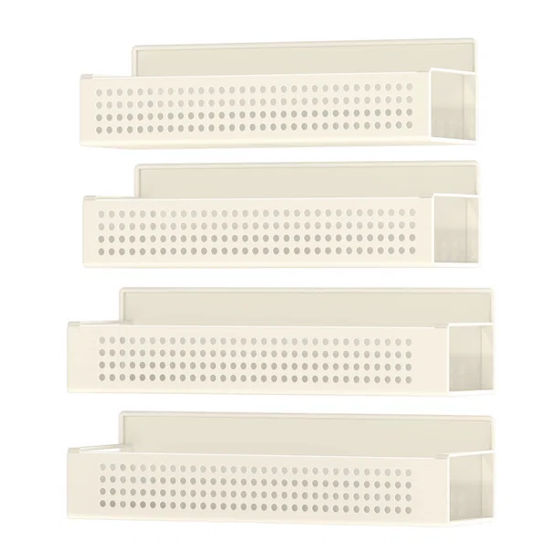 Μαγνητικά Ράφια Για Μπαχαρικά (Σετ 4τμχ) Songmics KCS061W01