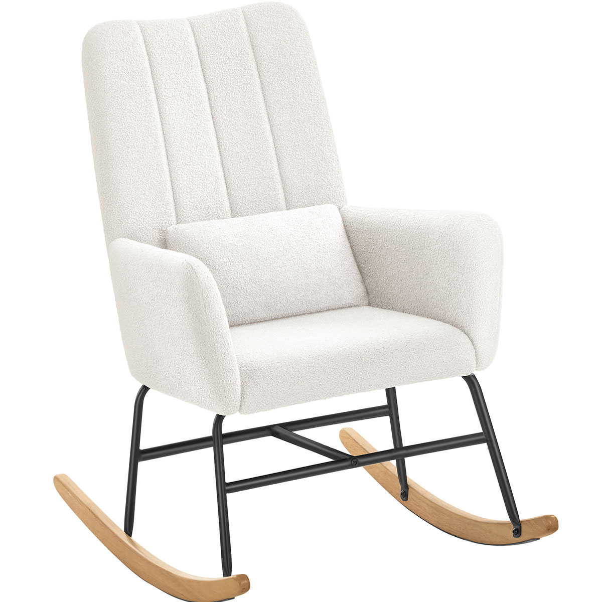 Κουνιστή Πολυθρόνα Μπουκλέ (89.5x67.5x106) Songmics LYY500WD01