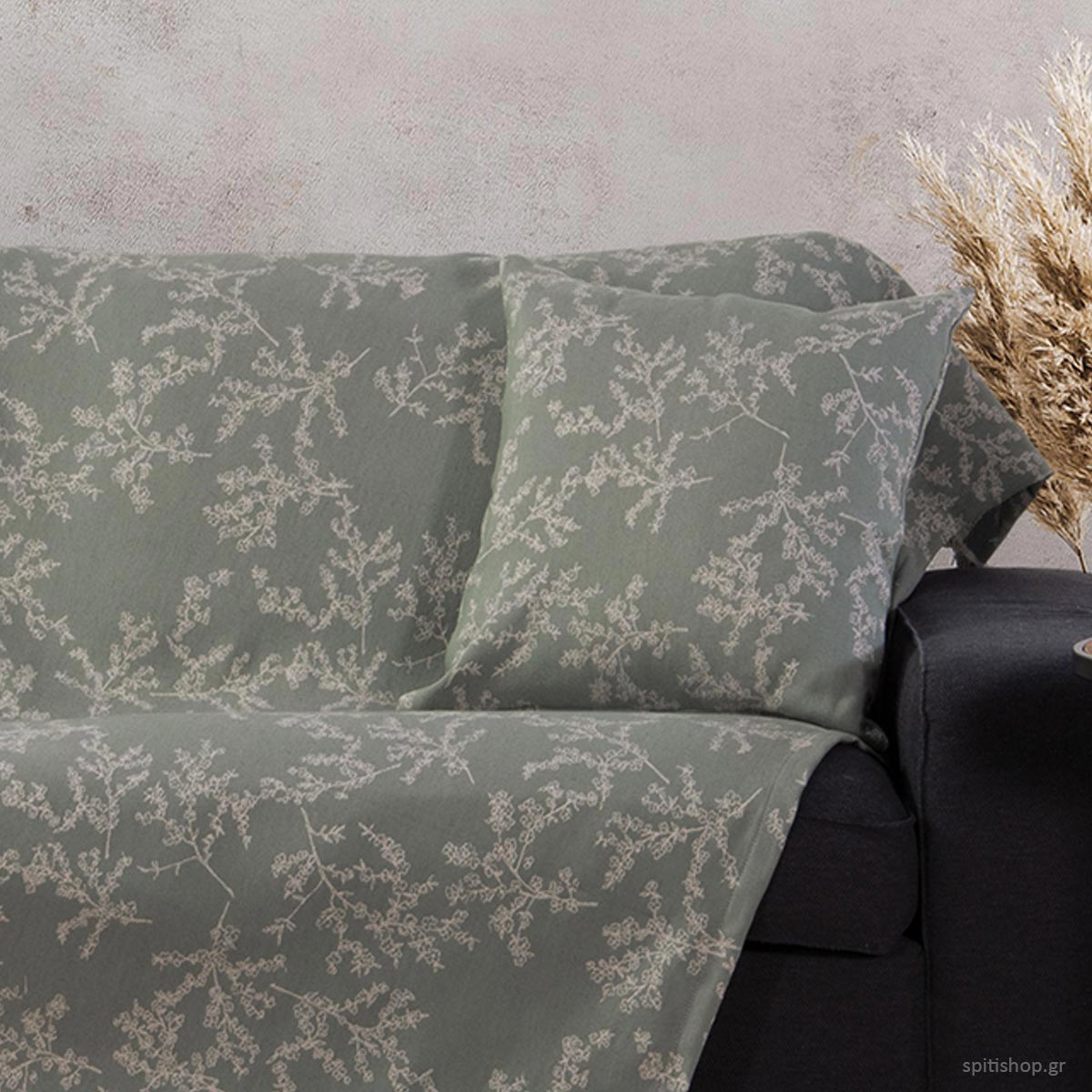 Διακοσμητικό Μαξιλάρι (50x50) Nef-Nef Homeware Femme Green
