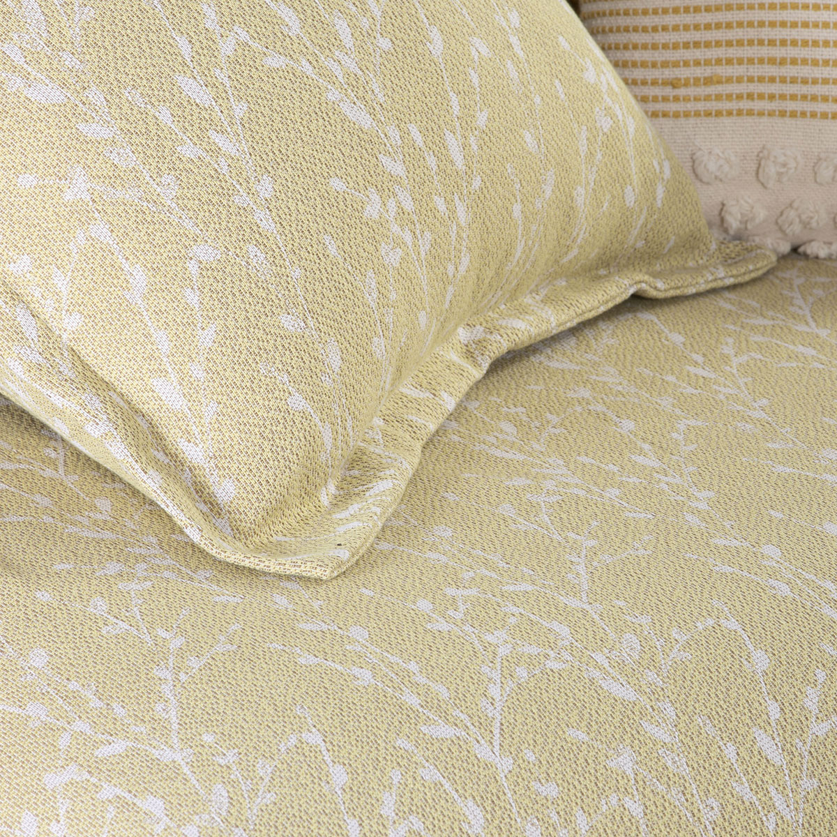 Διακοσμητικό Μαξιλάρι (50X50) Nef-Nef Homeware Estia Yellow Λευκά Είδη Σαλονιού Μαξιλάρια Διακοσμητικά Τετράγωνα Spitishop