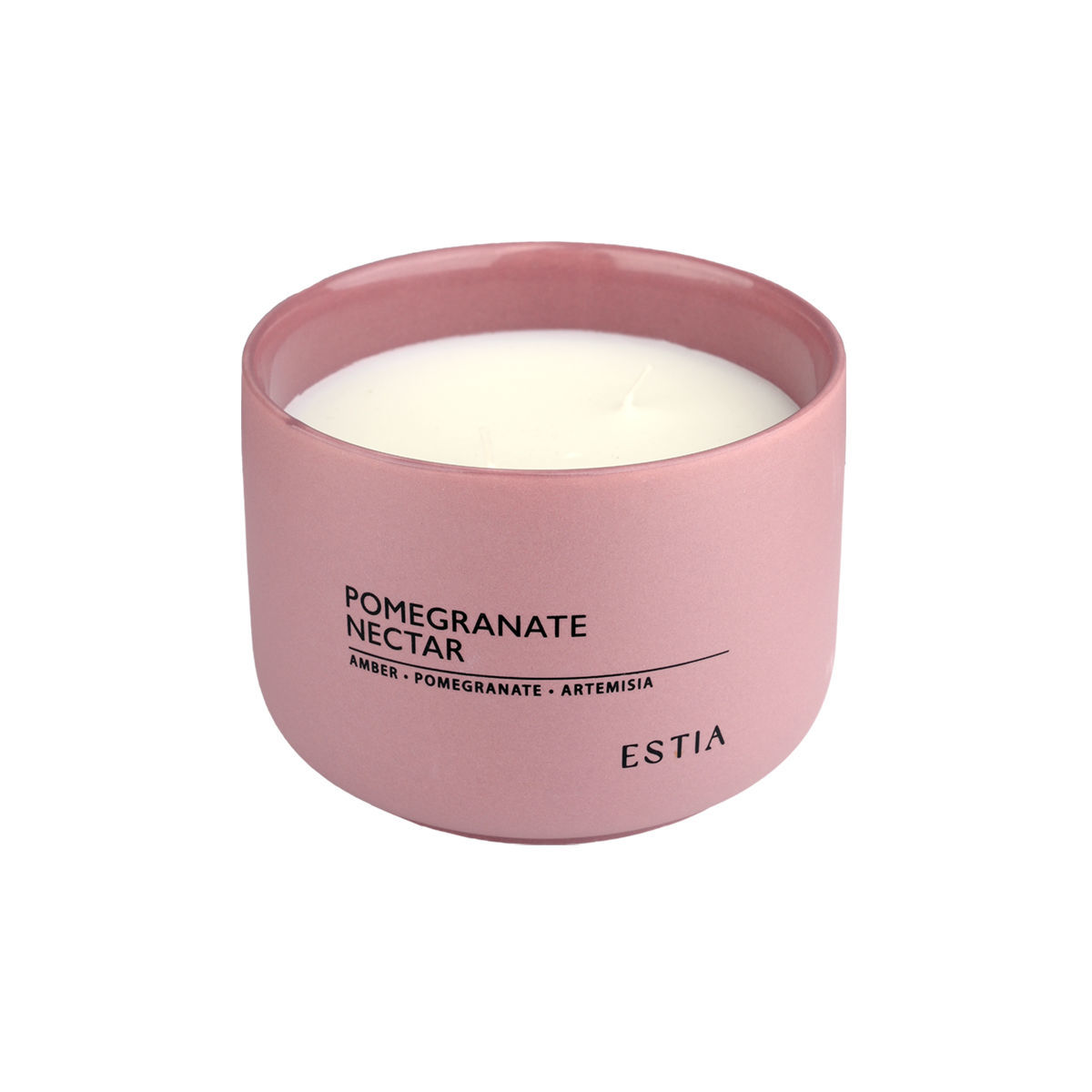 Κερί Αρωματικό 280Gr Estia Pomegranate Nectar 04-36393 Διακόσμηση Αρωματικά Χώρου - Diffuser Κεριά Spitishop