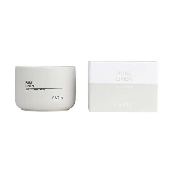 Κερί Αρωματικό 280gr Estia Pure Linen 04-36409
