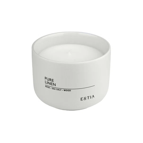 Κερί Αρωματικό 280gr Estia Pure Linen 04-36409