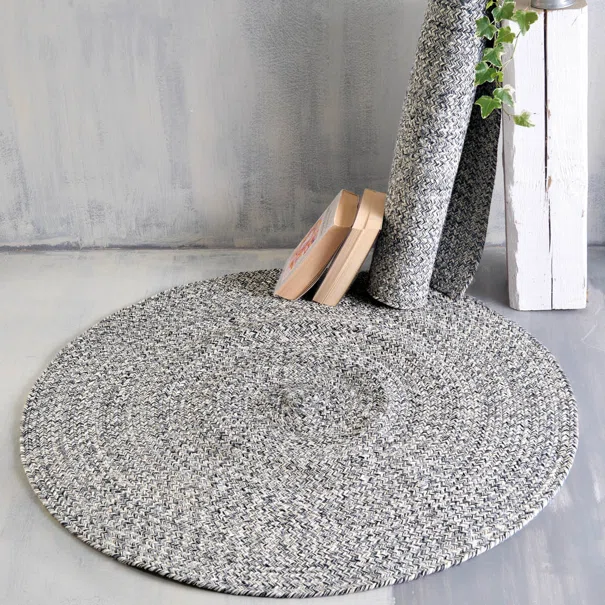 Στρογγυλό Χαλί All Season (Φ120) Rythmos Almira Grey