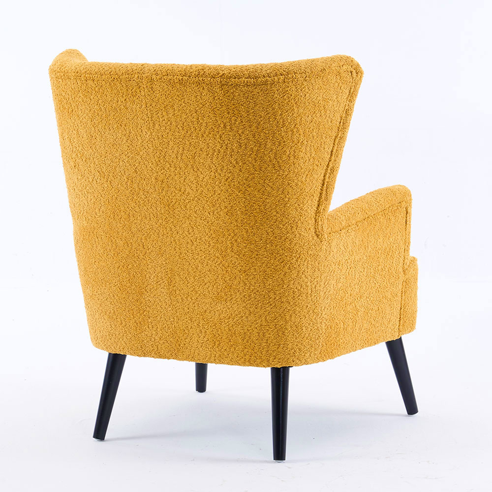 Πολυθρόνα Μπουκλέ (79X76 5X95 5) Spitishop Embrace Yellow Έπιπλα Σαλονιού Πολυθρόνες Spitishop