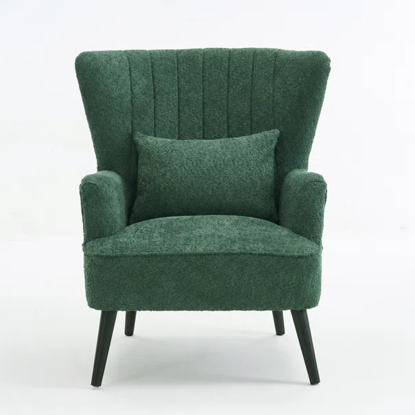 Πολυθρόνα Μπουκλέ (79x76.5x95.5) Spitishop Embrace Green