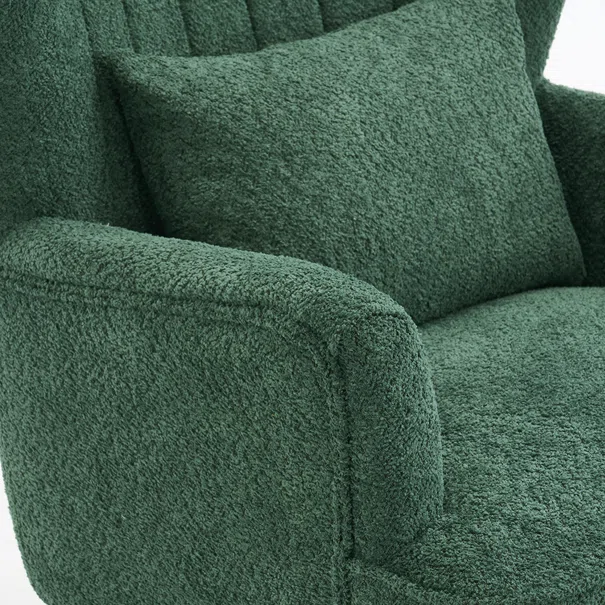 Πολυθρόνα Μπουκλέ (79x76.5x95.5) Spitishop Embrace Green