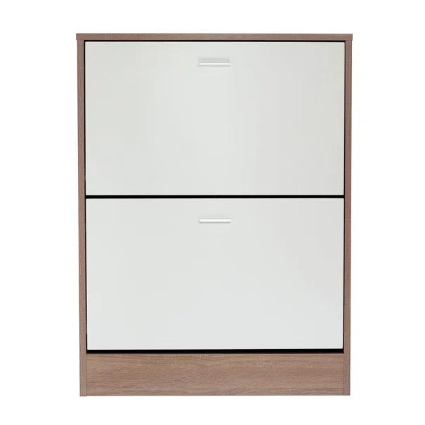 Παπουτσοθήκη Με 2 Ράφια/12 Θέσεων (63x24x80) Spitishop Slimline Natural/White