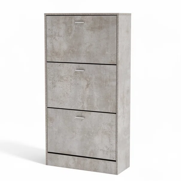 Παπουτσοθήκη Με 3 Ράφια/18 Θέσεων (63x24x120) Spitishop Slimline Cement
