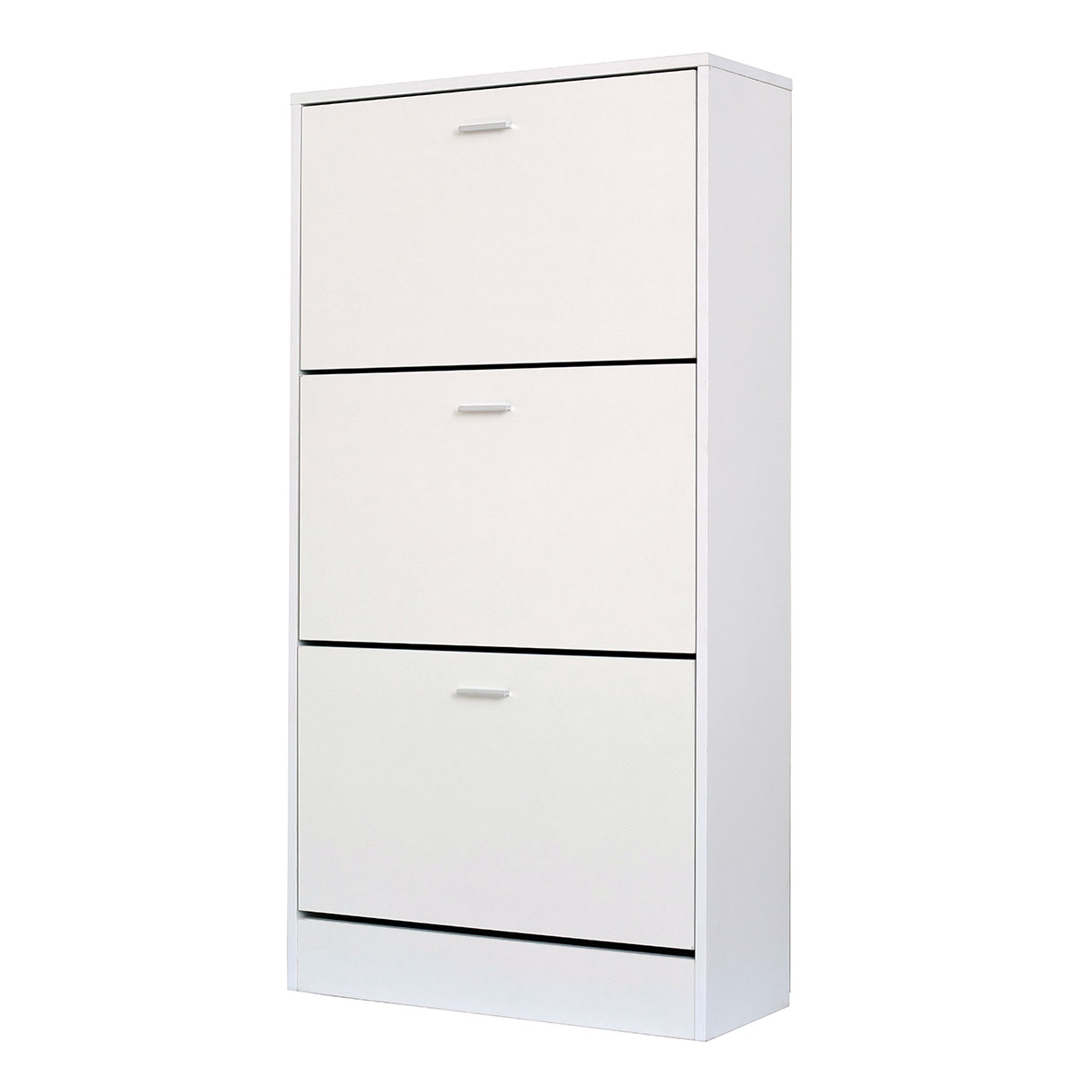 Παπουτσοθήκη Με 3 Ράφια/18 Θέσεων (63x24x120) Spitishop Slimline White
