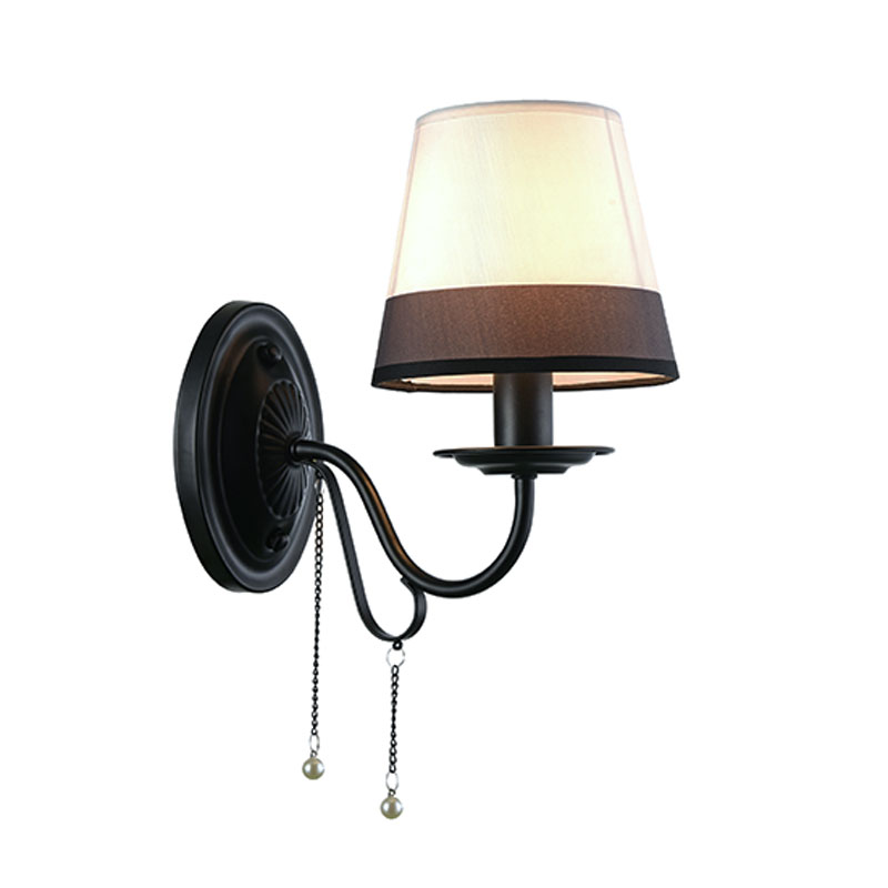 Απλίκα Τοίχου Aca Mulan EG167281WBW Black Matt