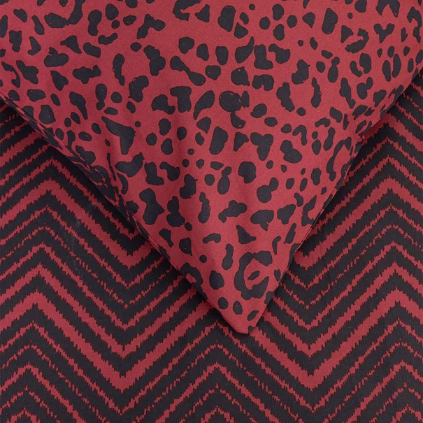 Παπλωματοθήκη Μονή (Σετ 165x245) 2 Όψεων Kocoon Zola Bordeaux