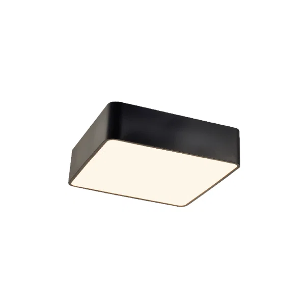 Φωτιστικό Πλαφονιέρα LED 3 CCT Aca Emery HM28LEDC48BKCCT Matt Black