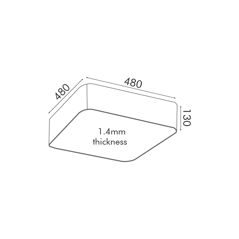 Φωτιστικό Πλαφονιέρα Led 3 Cct Aca Emery Hm28Ledc48Bkcct Matt Black Φωτιστικά Οροφής Spitishop