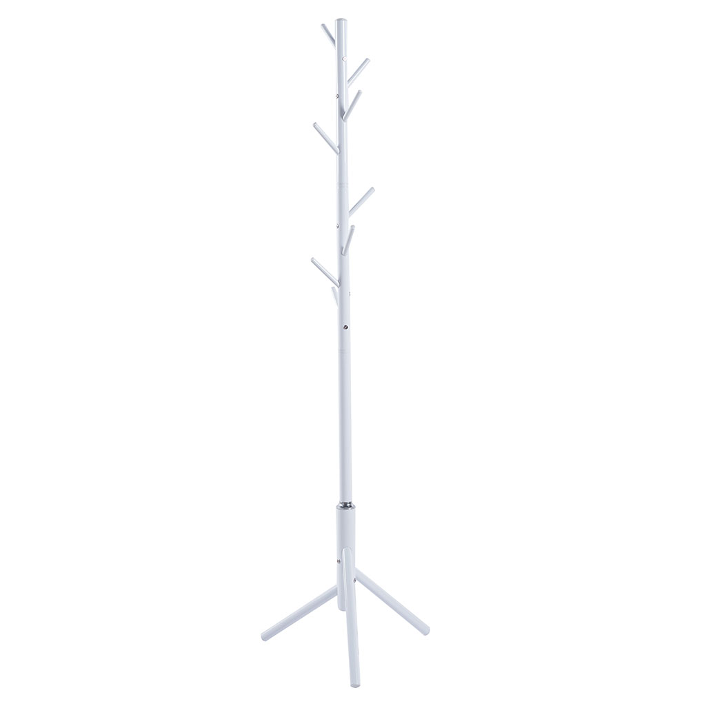 Καλόγερος Ρούχων (58X58X175) Spitishop Espina White Έπιπλα Εισόδου Καλόγεροι Spitishop