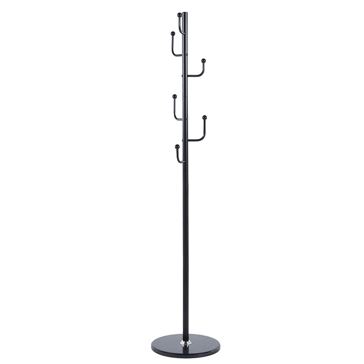Καλόγερος Ρούχων (37X37X175) Spitishop Cactus Black Έπιπλα Εισόδου Καλόγεροι Spitishop