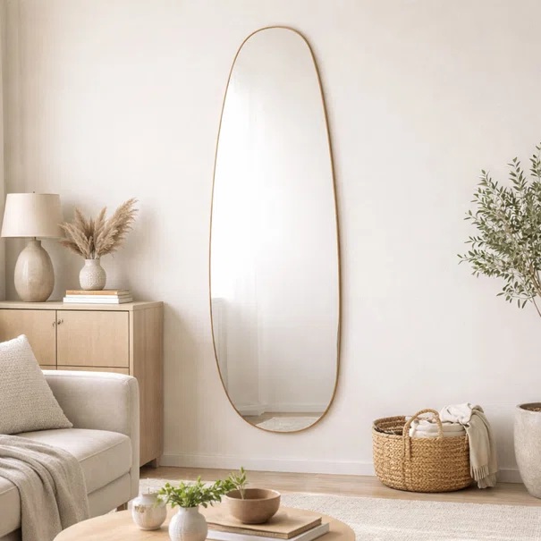 Καθρέφτης Τοίχου (50x140) Spitishop Torino Natural