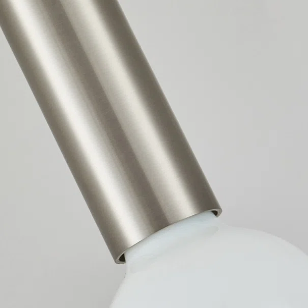 Φωτιστικό Οροφής Τρίφωτο Homelighting Adept Tube 77-8662 Nickel