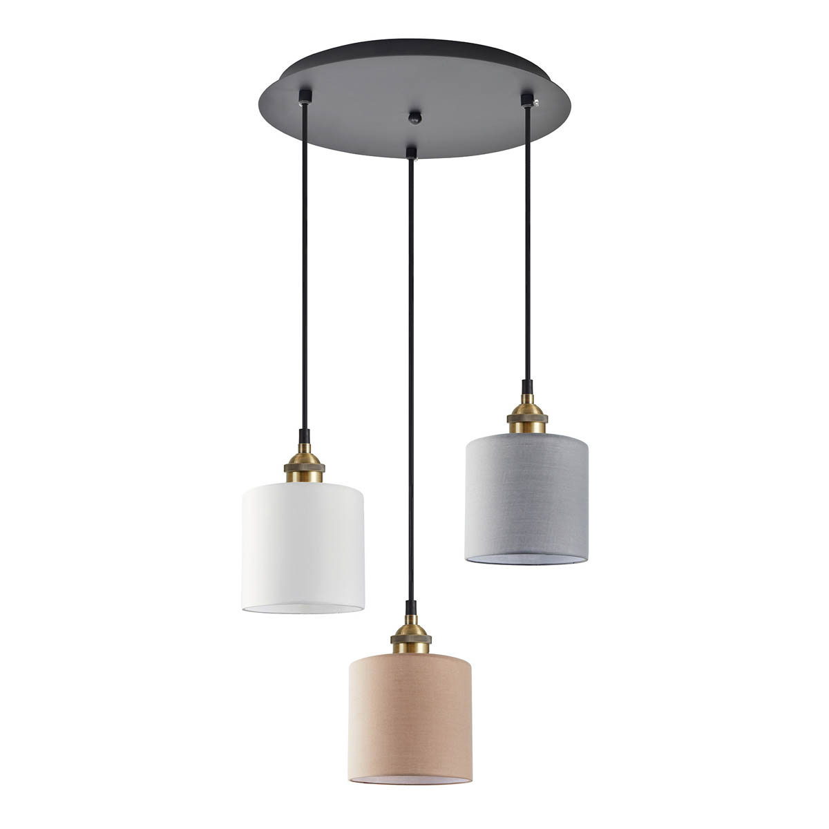 Φωτιστικό Οροφής Τρίφωτο Homelighting Magnum Flex Shade 77-9030