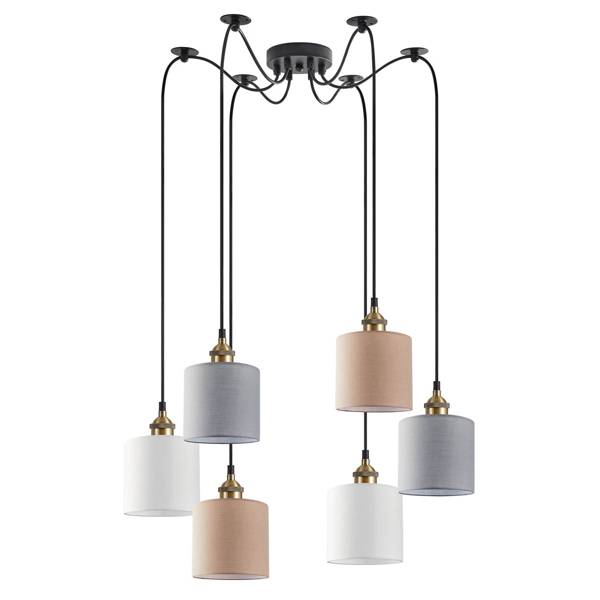 Φωτιστικό Οροφής Πολύφωτο Homelighting Magnum Flex Shade 77-9031