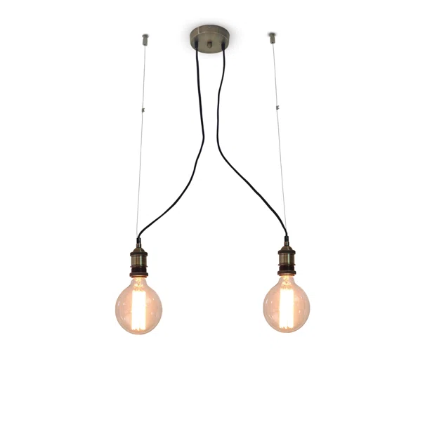 Φωτιστικό Οροφής Δίφωτο Homelighting Magnum 77-2167 Bronze