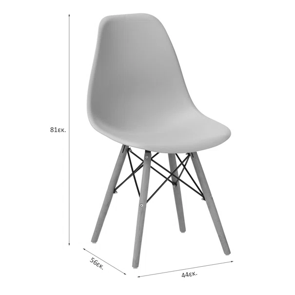Καρέκλα Τραπεζαρίας (44x56x81) Spitishop Urban Black