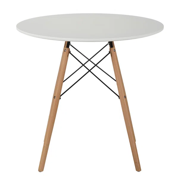 Τραπέζι Κουζίνας (Φ80x75) Spitishop Urban White