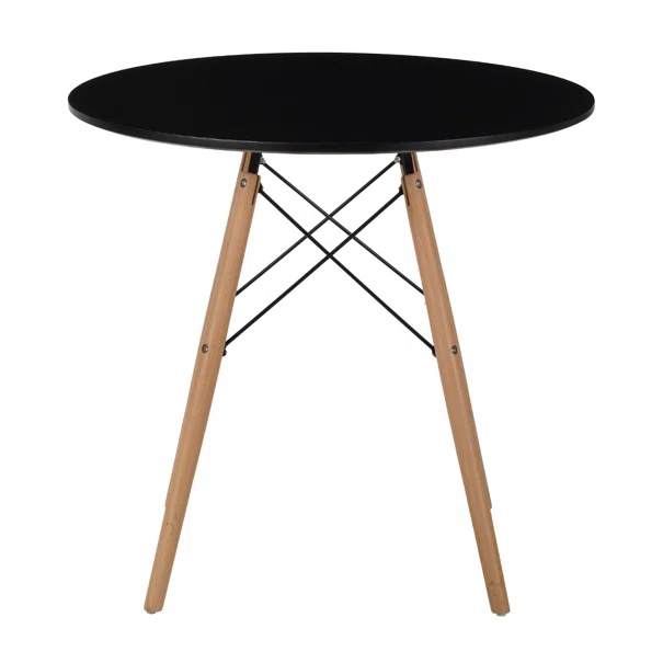 Τραπέζι Κουζίνας (Φ80x75) Spitishop Urban Black
