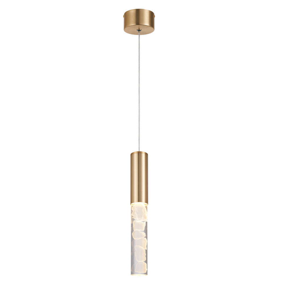 Φωτιστικό Οροφής Μονόφωτο LED 3 CCT Aca Oasis CNP7PGCCT Brass Gold