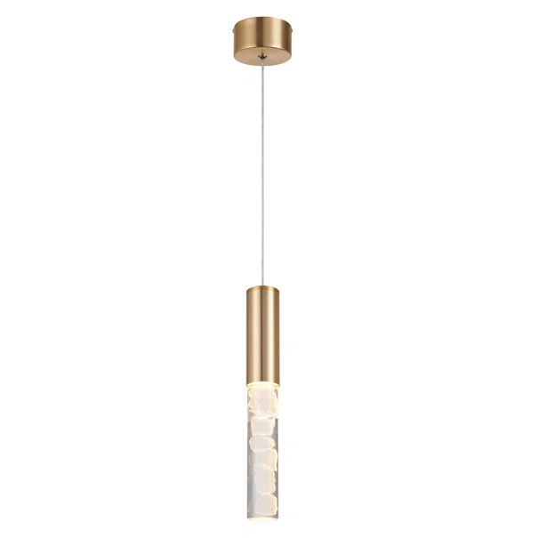 Φωτιστικό Οροφής Μονόφωτο LED 3 CCT Aca Oasis CNP7PGCCT Brass Gold