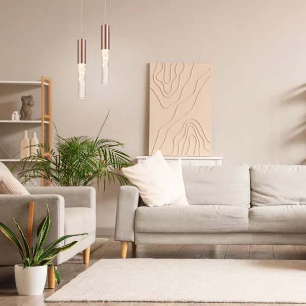 Φωτιστικό Οροφής Μονόφωτο LED 3 CCT Aca Oasis CNP7PBRCCT Brown