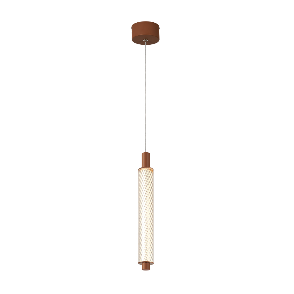 Φωτιστικό Οροφής Μονόφωτο LED 3 CCT Aca Mystique CNP11CACCT Brown