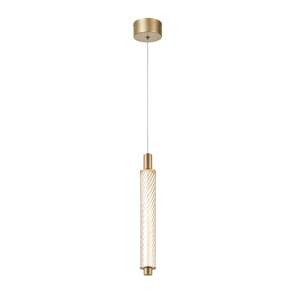 Φωτιστικό Οροφής Μονόφωτο LED 3 CCT Aca Mystique CNP11GCCT Gold