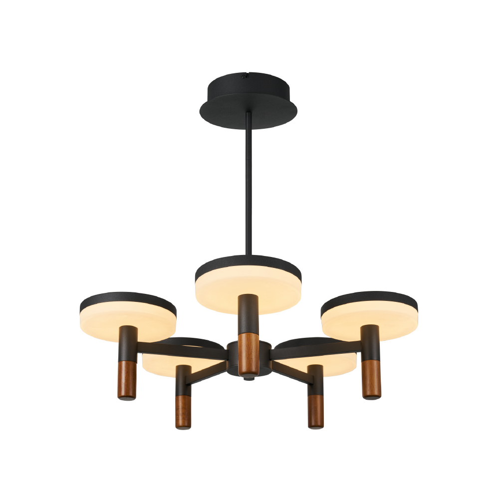 Φωτιστικό Οροφής Πολύφωτο LED 3 CCT Aca Asian CN5P52WBKCCT Sand Black