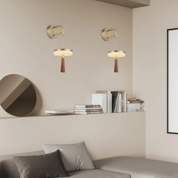 Απλίκα Τοίχου LED 3 CCT Aca Asian CNW11WGCCT Gold