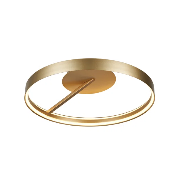 Φωτιστικό Πλαφονιέρα LED 3 CCT Aca Rollie CNC42GCCT Gold