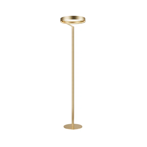 Φωτιστικό Δαπέδου LED Aca Dimmable Rollie CNF43GDIM Gold